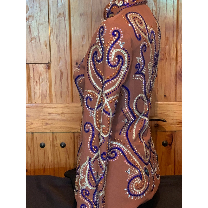 Light Brown and Purple Jacket Size Small