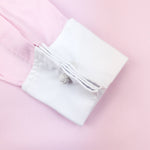 Grenouille Ladies Two Button Collar French Cuff Pink Shirt