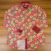 Grenouille Classic Long Sleeve Red & Yellow Poppy Shirt