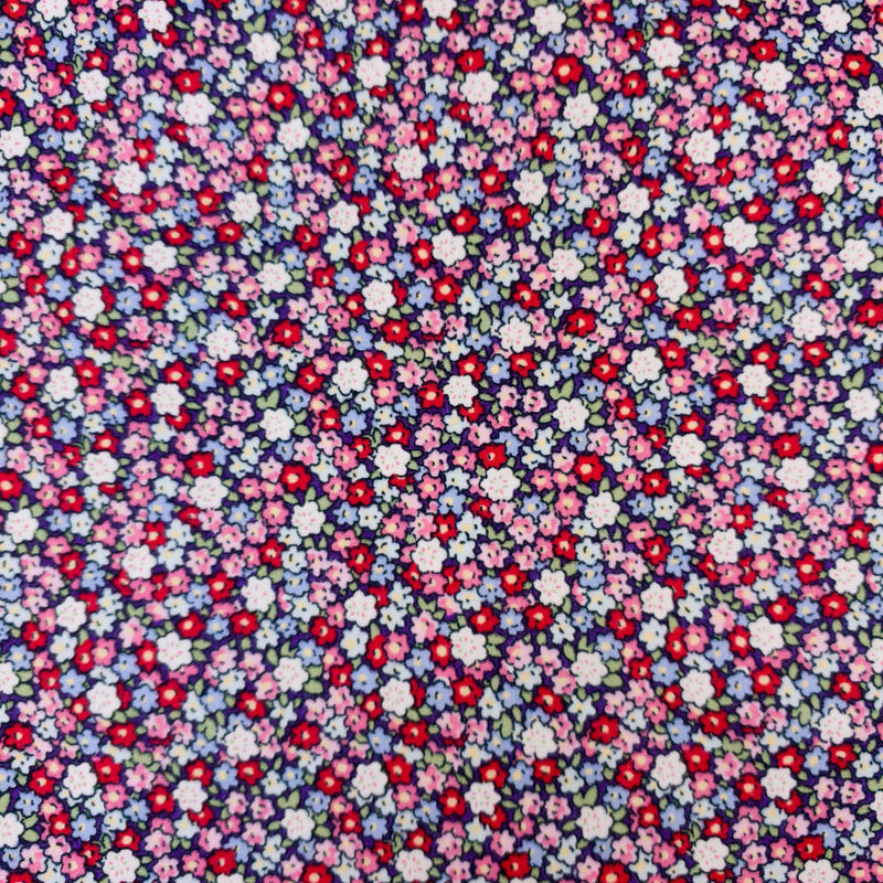 Grenouille Ladies Pink, Blue and Red Floral Print Shirt