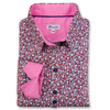 Grenouille Ladies Pink, Blue and Red Floral Print Shirt