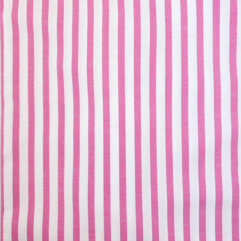 Grenouille Cerise Pink Butcher Stripe Shaped Fit Shirt