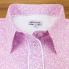 Grenouille Long Sleeve Pale Lilac and White Floral Shirt