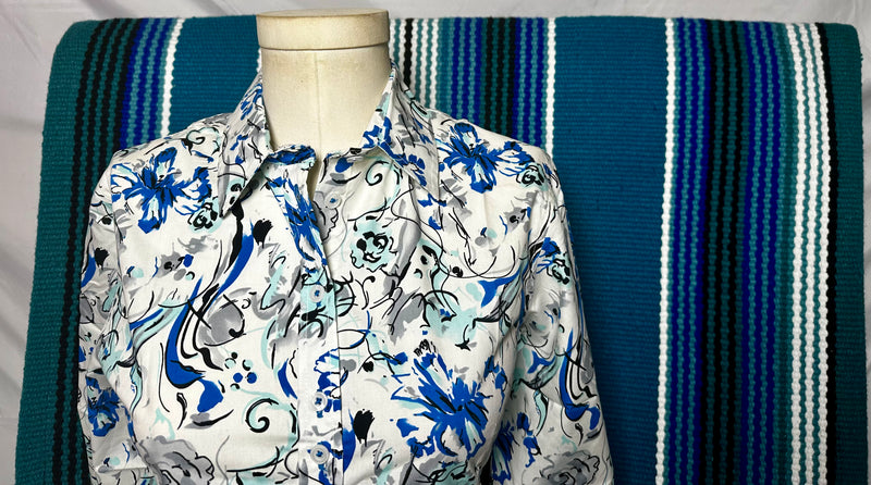 All About the Blue (Swirls) Button Up