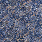 Grenouille Ladies Blue & Beige Paisley Print Shirt