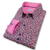 Grenouille Ladies Pink, Blue and Red Floral Print Shirt