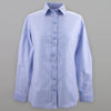 Grenouille Ladies Long Sleeve Blue Cotton Oxford Shirt
