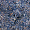 Grenouille Ladies Blue & Beige Paisley Print Shirt