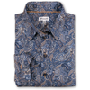 Grenouille Ladies Blue & Beige Paisley Print Shirt