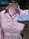 Grenouille Classic Long Sleeve Pink Check Shirt