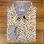 Grenouille Ladies Beige, Cream & Grey Floral Print Shirt