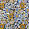 Grenouille Ladies Navy & Gold 60s Style Floral Print Shirt
