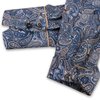 Grenouille Ladies Blue & Beige Paisley Print Shirt