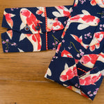 Grenouille Ladies Long Sleeve Navy Koi Print Shirt