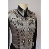Ladies Small Vest and Shirt with Black Fringe