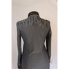 Ladies XL Pinstripe Charcoal and Black Shirt