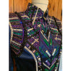 Ladies Large Navy, Emerald, and Silver Show Jacket